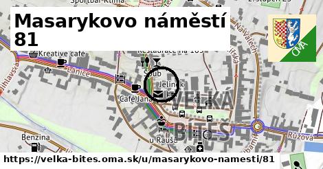 Masarykovo náměstí 81, Velká Bíteš