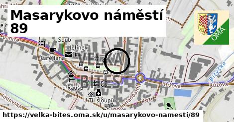 Masarykovo náměstí 89, Velká Bíteš