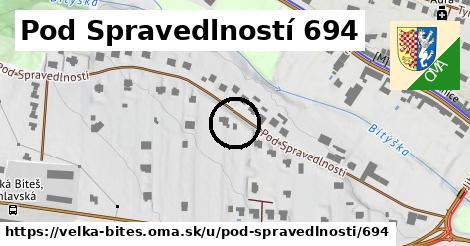 Pod Spravedlností 694, Velká Bíteš