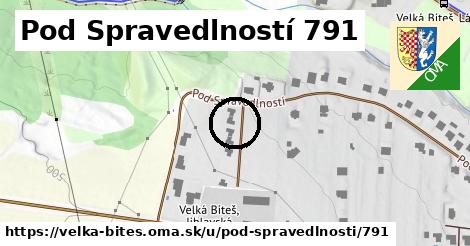 Pod Spravedlností 791, Velká Bíteš