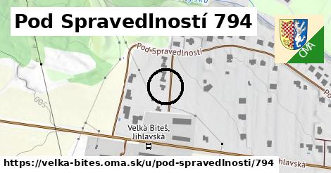 Pod Spravedlností 794, Velká Bíteš