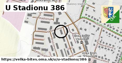 U Stadionu 386, Velká Bíteš