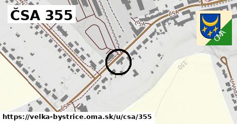 ČSA 355, Velká Bystřice