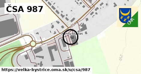 ČSA 987, Velká Bystřice