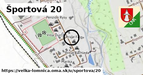 Športová 20, Veľká Lomnica