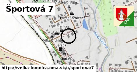 Športová 7, Veľká Lomnica