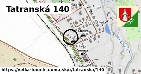 Tatranská 140, Veľká Lomnica