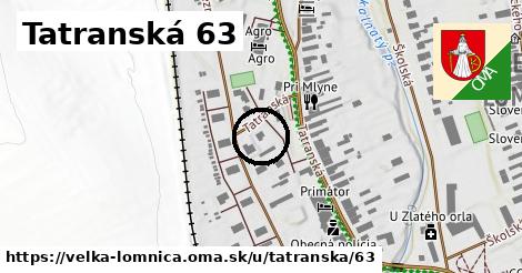 Tatranská 63, Veľká Lomnica