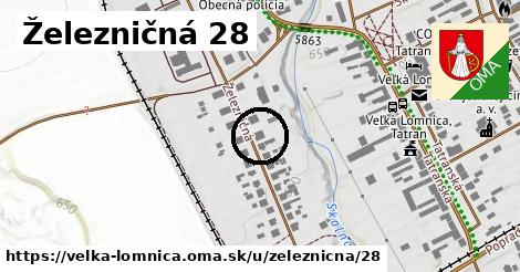 Železničná 28, Veľká Lomnica