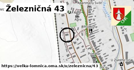 Železničná 43, Veľká Lomnica