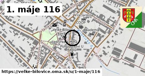 1. máje 116, Velké Bílovice