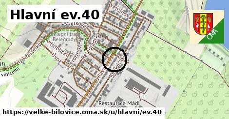 Hlavní ev.40, Velké Bílovice