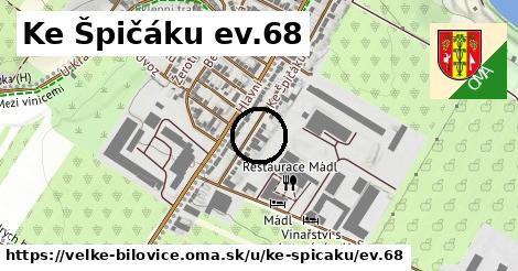 Ke Špičáku ev.68, Velké Bílovice