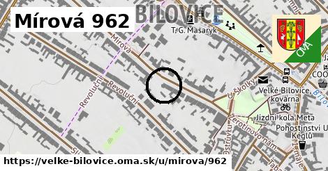 Mírová 962, Velké Bílovice