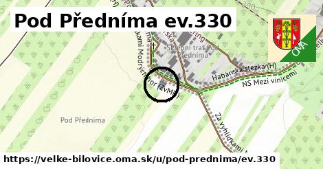 Pod Předníma ev.330, Velké Bílovice