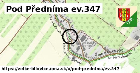 Pod Předníma ev.347, Velké Bílovice