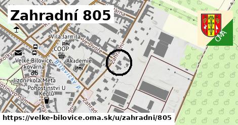 Zahradní 805, Velké Bílovice