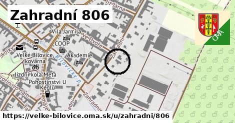 Zahradní 806, Velké Bílovice