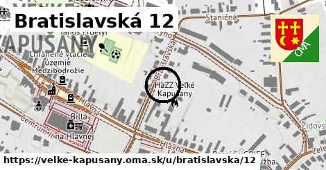 Bratislavská 12, Veľké Kapušany