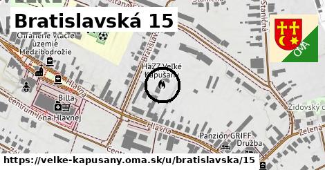 Bratislavská 15, Veľké Kapušany