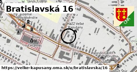 Bratislavská 16, Veľké Kapušany