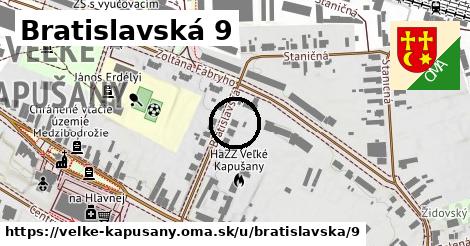 Bratislavská 9, Veľké Kapušany