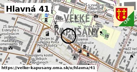 Hlavná 41, Veľké Kapušany