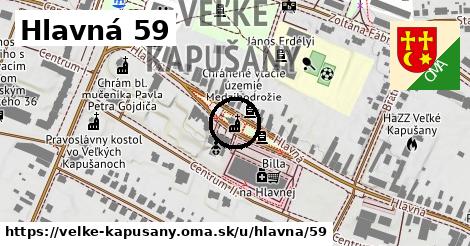 Hlavná 59, Veľké Kapušany