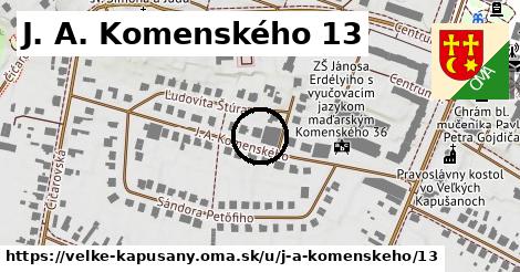 J. A. Komenského 13, Veľké Kapušany