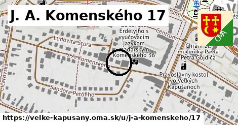 J. A. Komenského 17, Veľké Kapušany