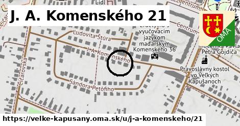 J. A. Komenského 21, Veľké Kapušany