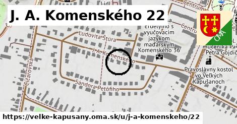 J. A. Komenského 22, Veľké Kapušany