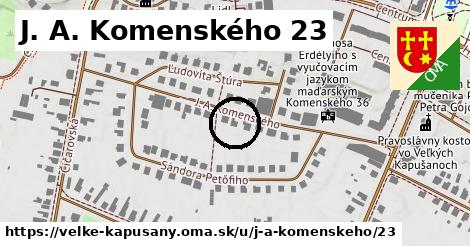 J. A. Komenského 23, Veľké Kapušany