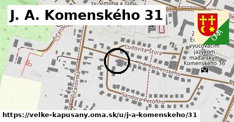 J. A. Komenského 31, Veľké Kapušany