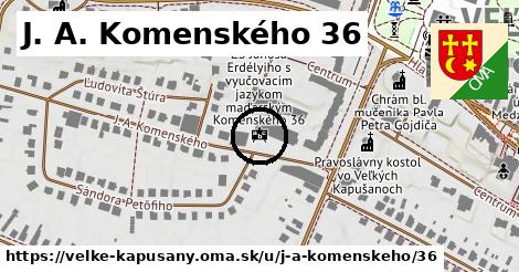 J. A. Komenského 36, Veľké Kapušany