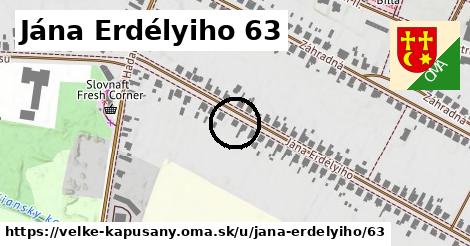 Jána Erdélyiho 63, Veľké Kapušany