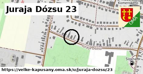 Juraja Dózsu 23, Veľké Kapušany