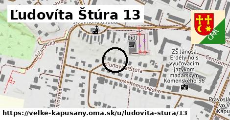 Ľudovíta Štúra 13, Veľké Kapušany