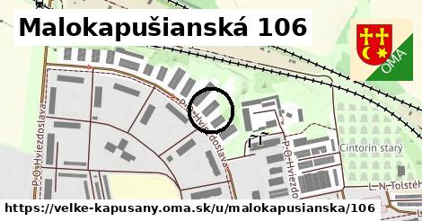Malokapušianská 106, Veľké Kapušany