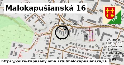 Malokapušianská 16, Veľké Kapušany