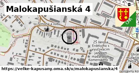 Malokapušianská 4, Veľké Kapušany