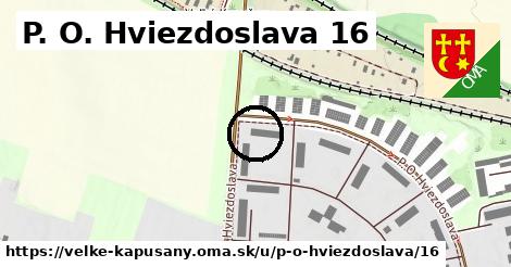 P. O. Hviezdoslava 16, Veľké Kapušany