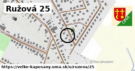 Ružová 25, Veľké Kapušany