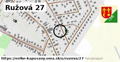 Ružová 27, Veľké Kapušany