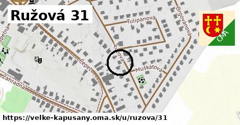 Ružová 31, Veľké Kapušany