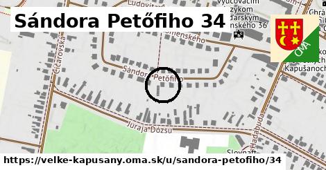 Sándora Petőfiho 34, Veľké Kapušany