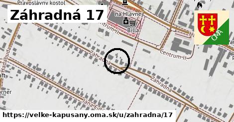 Záhradná 17, Veľké Kapušany