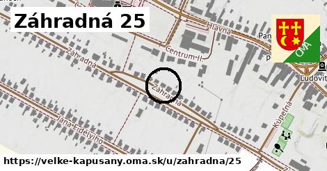 Záhradná 25, Veľké Kapušany