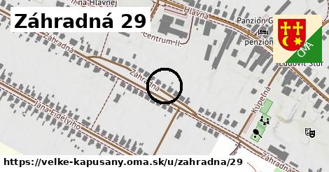 Záhradná 29, Veľké Kapušany