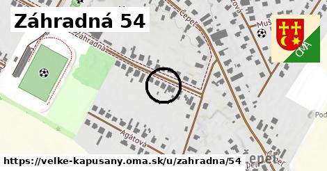 Záhradná 54, Veľké Kapušany